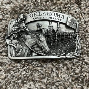 Oklahoma Commemorative limited edition Belt Buckle